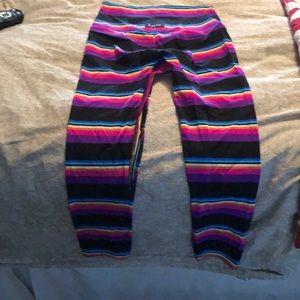 K deer mid calf leggings running pants